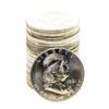 Image 1 : Roll of (20) Brilliant Uncirculated 1961-D Franklin Half Dollar Coins