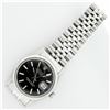 Image 9 : Rolex Mens Stainless Steel Black Index Oyster Perpetual Datejust Wristwatch