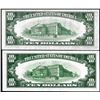 Image 2 : Lot of (2) 1934C $10 Federal Reserve Notes San Francisco