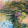 Image 2 : Behrens (1933-2014) "Giverny Path" Limited Edition Giclee On Canvas