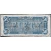 Image 2 : 1864 $50 The Confederate States of America Note