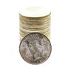 Image 1 : Roll of (20) Brilliant Uncirculated 1922 $1 Peace Silver Dollar Coins