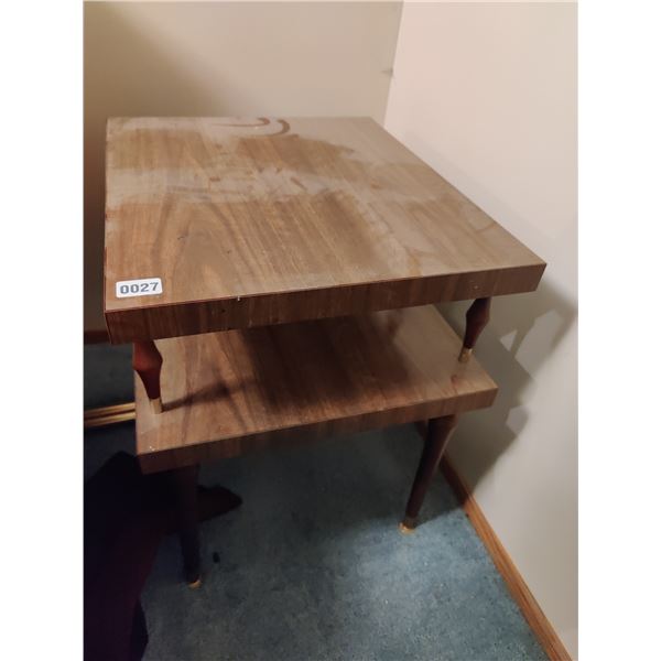 2-Level Vintage End Table