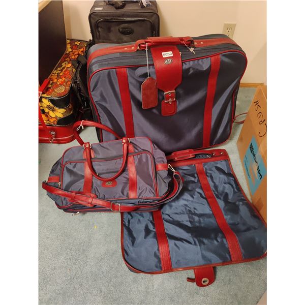 3-Piece CAA Suitcase, Duffel Bag, Garment Bag Set