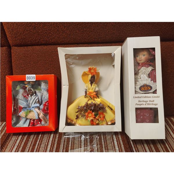 3-Piece Doll Collection