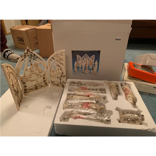 Ornate Nativity Scene Christmas Decoration