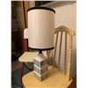 Image 2 : Vintage Garbage Can, Lamp and Two Chairs