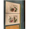 Image 1 : Two Japanese Style Embroidery Wall Art Small