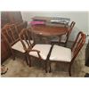 Image 6 : Wooden Extendable Dining Set with Chairs