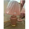 Image 2 : Set of Vintage Pink Lamps