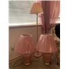 Image 4 : Set of Vintage Pink Lamps