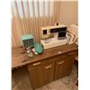 Image 1 : Singer Sewing Machine (SN:H90165078) And Desk