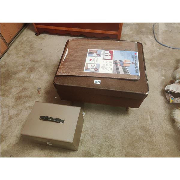 Ottoman, Lockbox & Travel Easel