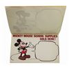 Image 2 : Mickey Mouse School Supplies Promotional Paper Pad.