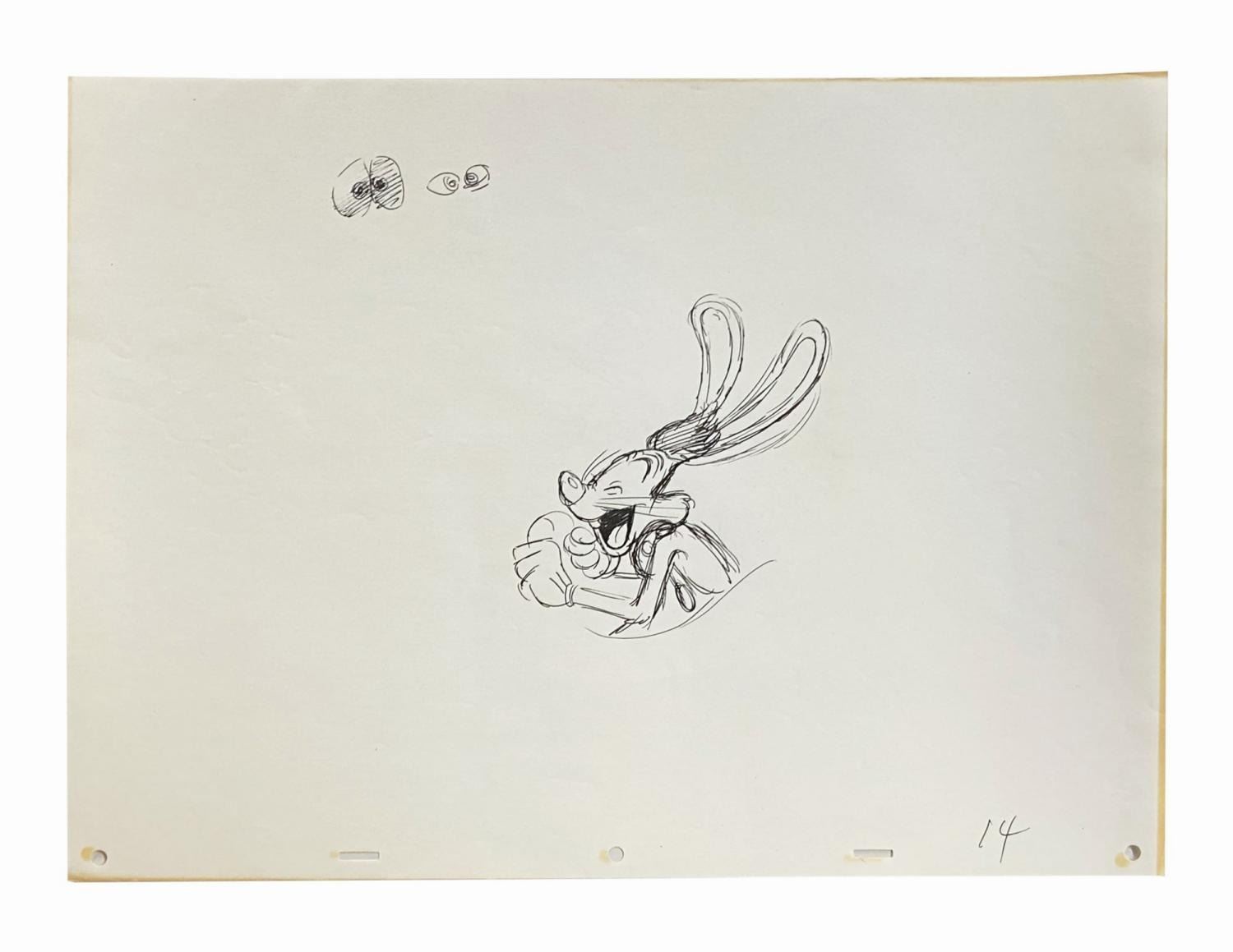 Set of (11) Who Framed Roger Rabbit Drawings.
