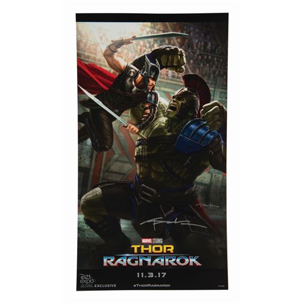 Signed Thor Ragnarok Ryan Meinerding Print.