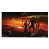 Image 1 : Chadwick Boseman Signed Black Panther Print.
