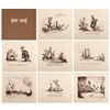 Image 1 : Marc Davis "8 Rules of Golf" Concept Art Set.