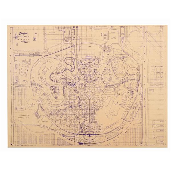 Disneyland Plot Plan.