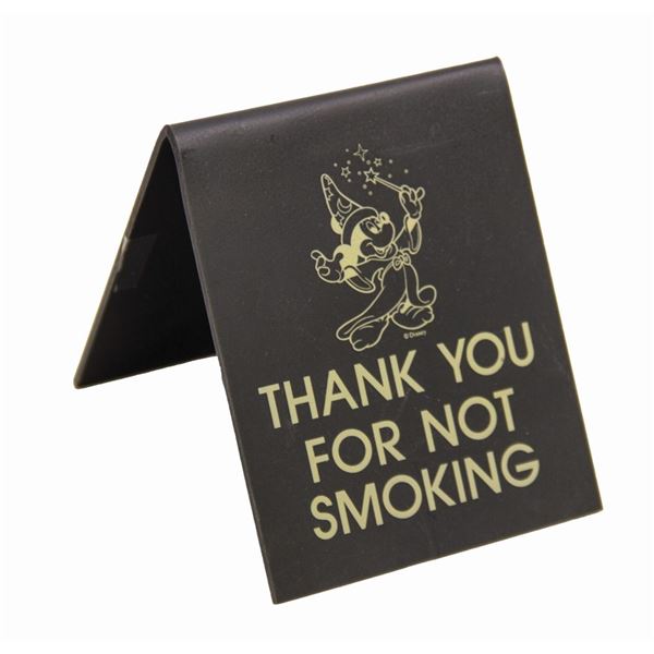 WDI Anti-Smoking Sign.