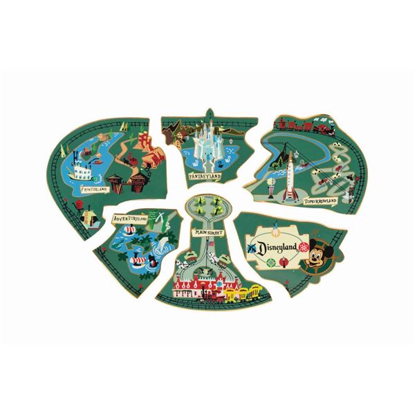 Disneyland Map Cast Member Pin Set.