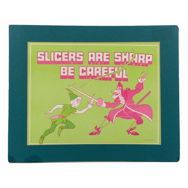 Backstage Cast Member Safety Sign.