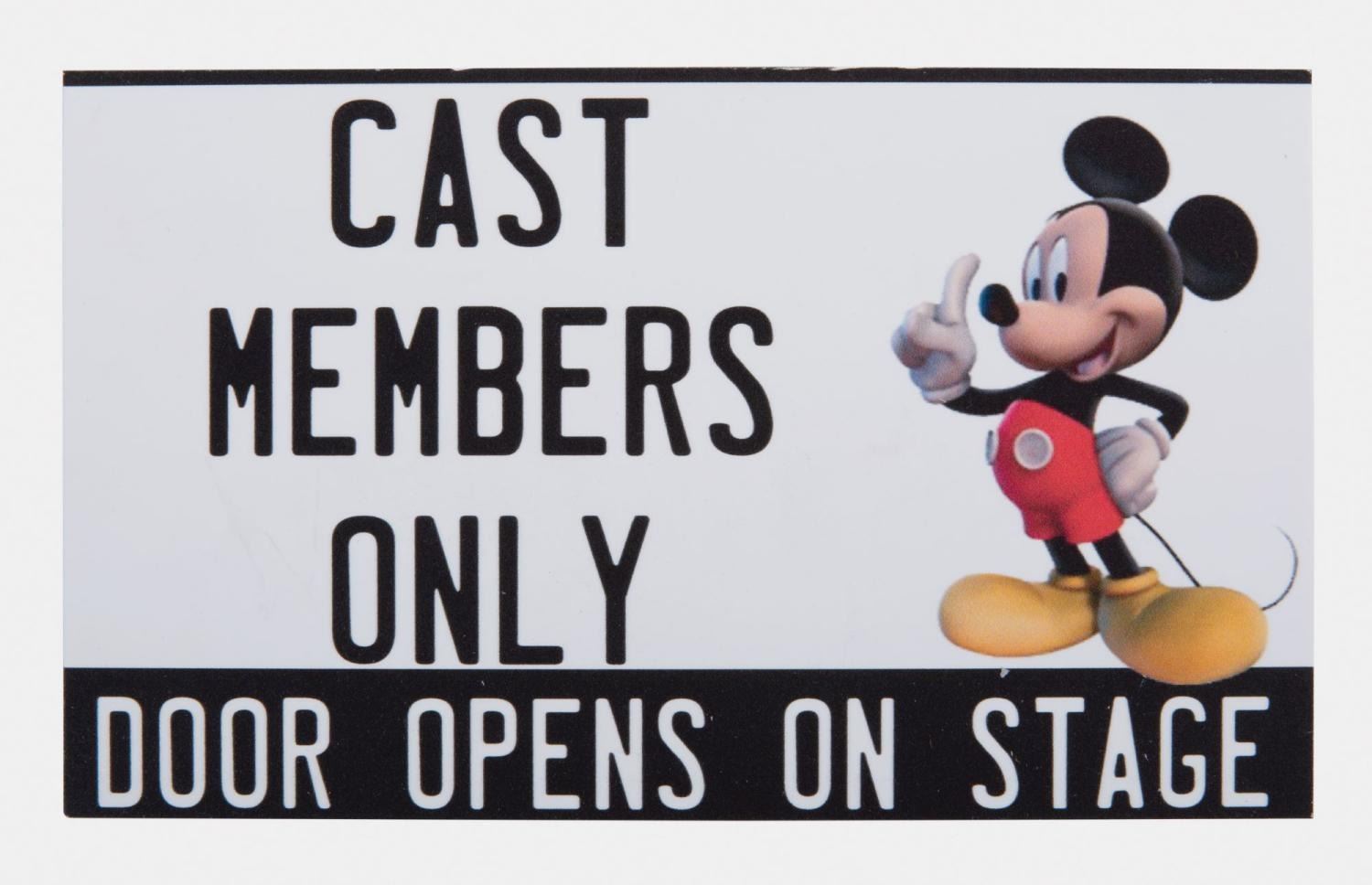 Cast Member Sign