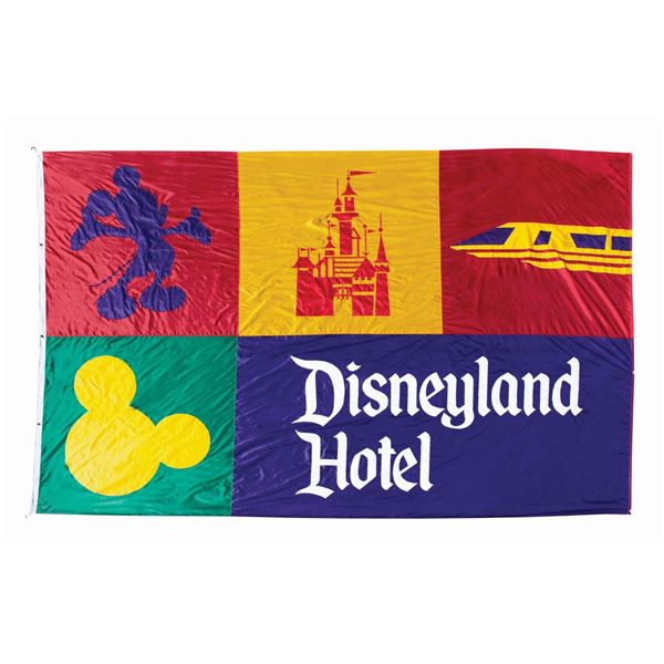 Large Disneyland Hotel Entrance Flag.