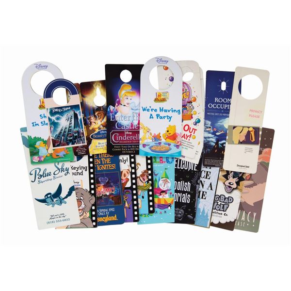 Collection of (23) Disney Door Hangers.