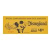 Image 1 : Disneyland Special Complimentary Adult Ticket.