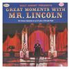 Image 1 : Great Moments with Mr. Lincoln Stereo Record.