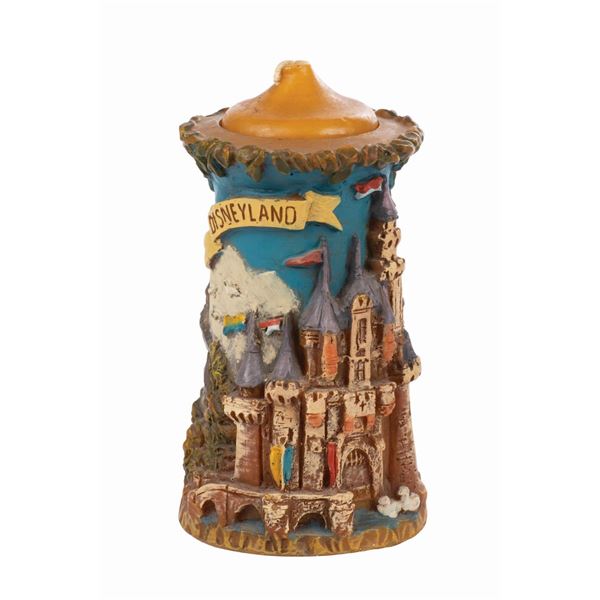 Gunter Kerzen Hand-Carved Disneyland Candle.