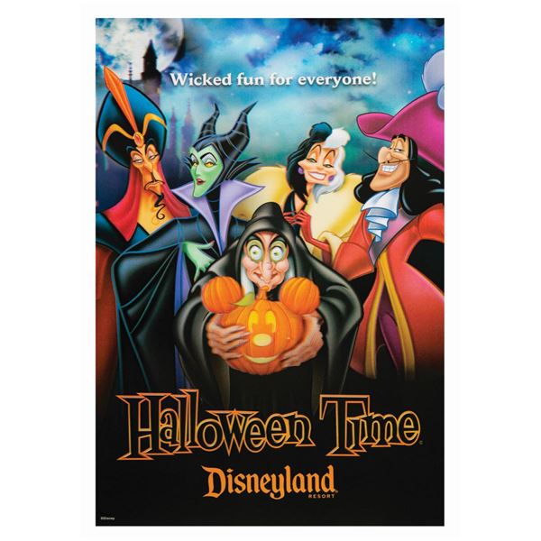 Disneyland Halloween Time Lenticular Poster.