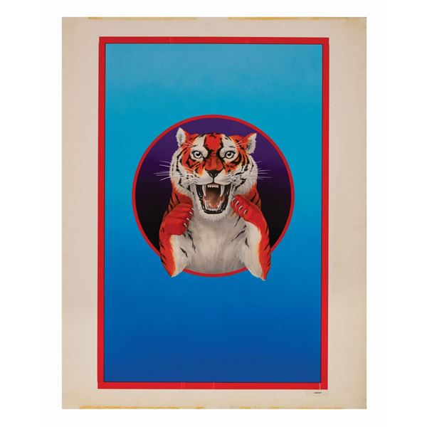 Circus Fantasy Promotional Tiger Painting.