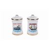 Image 1 : Mark Twain & Columbia Salt & Pepper Shaker Set.