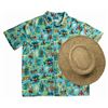 Image 1 : Club 33 Tiki Takeover Hawaiian Shirt and Panama Hat.