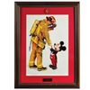 Image 1 : "Tribute by Firefighters" Print by Charles Boyer.