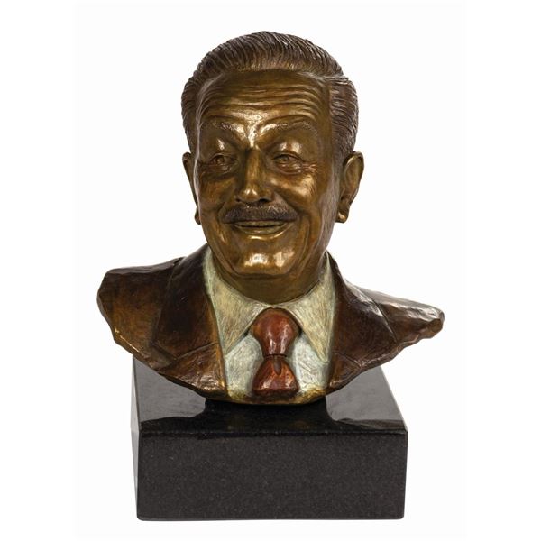 Walt Disney Bronze Bust.