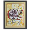 Image 1 : Bill Farmer Signed I'm Goofy About Disneyland Print.