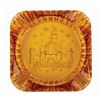 Image 1 : Disneyland Amber Glass Ashtray Souvenir.