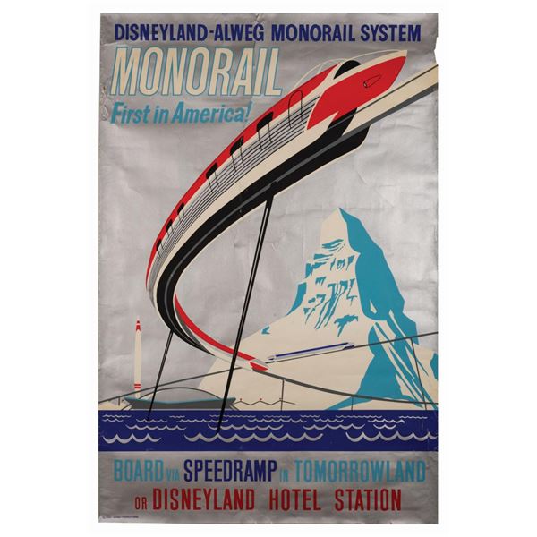 Monorail Attraction Poster.