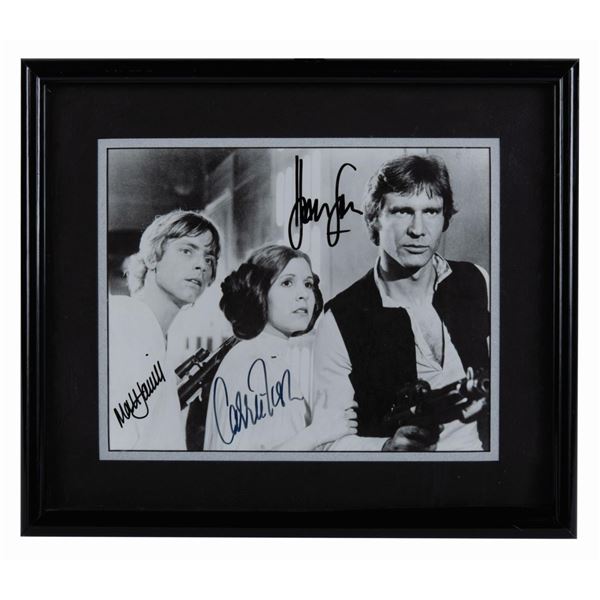 Multi-Signed Star Wars Cast Photo.