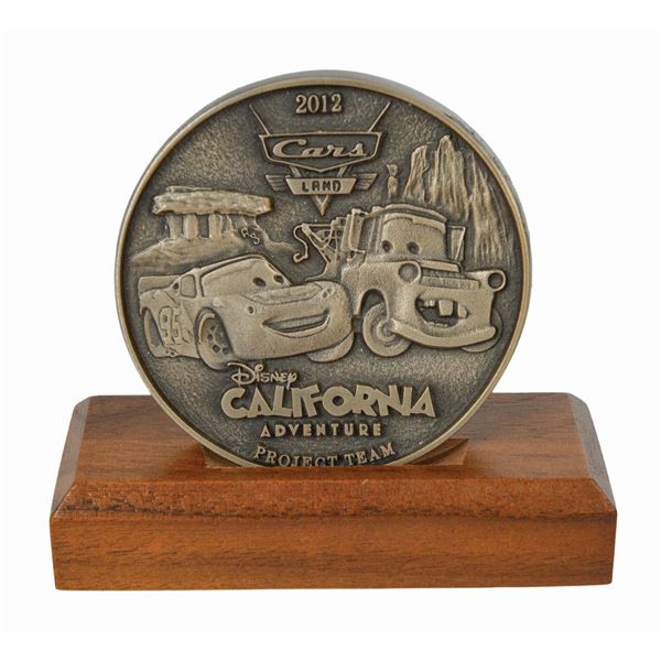 Cars Land Project Team Medallion.