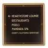 Image 1 : Grand Californian Hotel Direction Sign.