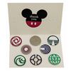 Image 1 : Set of (8) Epcot Pavilion Hidden Mickey Pins.