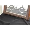 Image 2 : ANTIQUE LEADED GLASS PANELS (17 1/2 X 57") (PAIR)