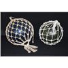 Image 1 : GLASS FISHING FLOATS (ONE MARKED) (2 PCS)