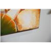 Image 2 : FRAMED PAINTING, "KOI"; SIGNED (59" X 20")