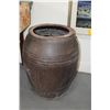Image 2 : KOREAN STORAGE JARS (15 1/2" D X 27" TALL) (ONE REPAIRED) (2 PCS)