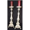Image 1 : PRICKET STICK CANDLE HOLDERS (30" TALL) (PAIR)